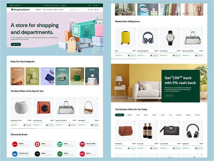 E-commerce Website Design and Development Project